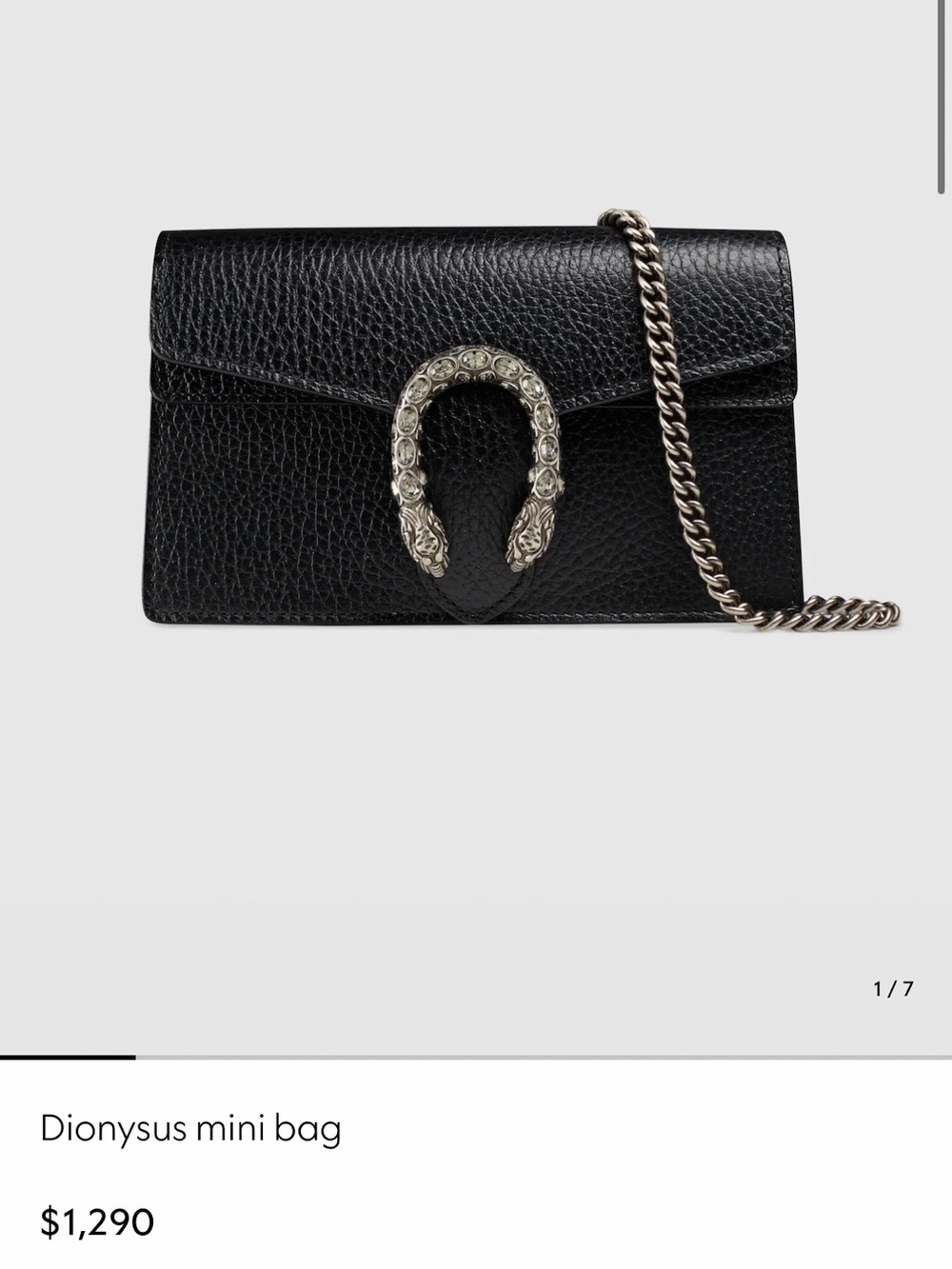 Dionysus mini bag - sold out online!
